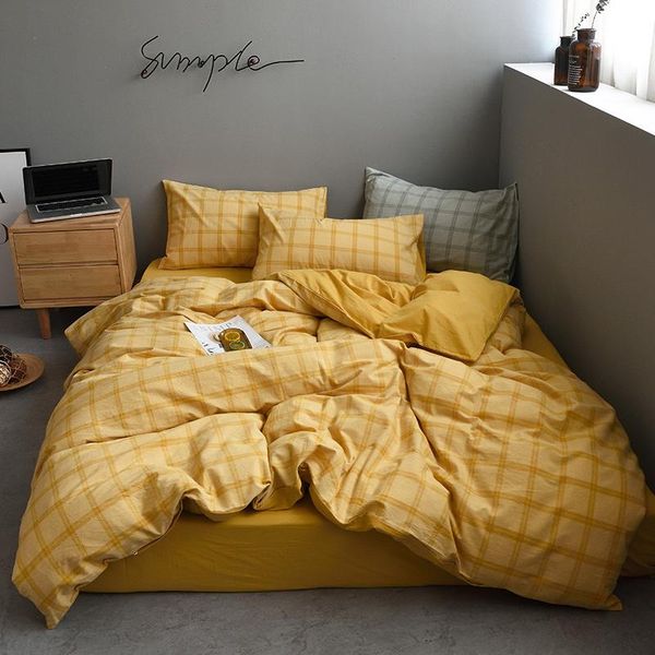 bedding sets michiko nordic simple california lattice pure cotton washed four piece set
bedding sets michiko nordic simple california lattice pure cotton washed four piece set