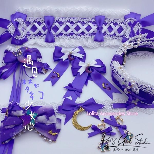 party masks purple lolita hair ornament hairpin kc song of cloud sea ap white band sweet women's cosplay lace bow star headband
party masks purple lolita hair ornament hairpin kc song of cloud sea ap white band sweet women's cosplay lace bow star headband