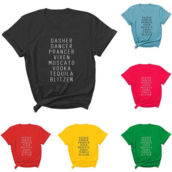 women's t-shirt letter printed short sleeve round neck clothing women summer graphic t shirts fashion, White
women's t-shirt letter printed short sleeve round neck clothing women summer graphic t shirts fashion, White