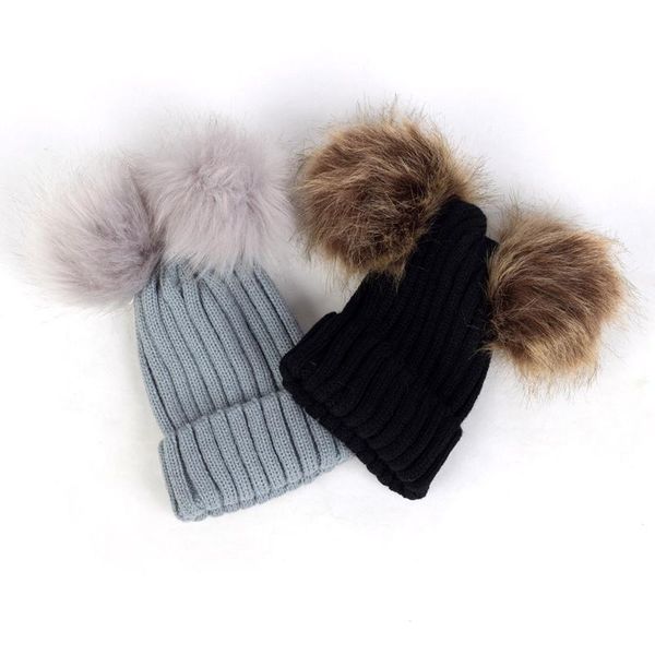 winter style children's wool ball knitted double woolen cap kids leisure hooded korean version of warm hat beanies
winter style children's wool ball knitted double woolen cap kids leisure hooded korean version of warm hat beanies
