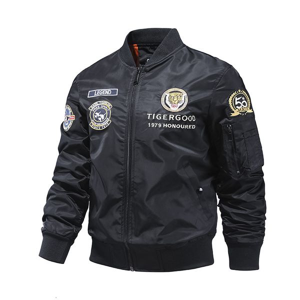 casual fashion et men's autumn and winter heavy industry embroidery tiger flying suit with cotton, Black;brown
casual fashion et men's autumn and winter heavy industry embroidery tiger flying suit with cotton, Black;brown