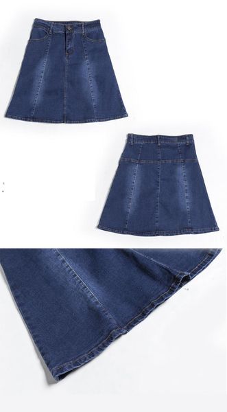 skirts girl wear a shape umbrella horn denim high elastic waist thin summer super large blue beautiful gentle size 30-38 40, Black
skirts girl wear a shape umbrella horn denim high elastic waist thin summer super large blue beautiful gentle size 30-38 40, Black