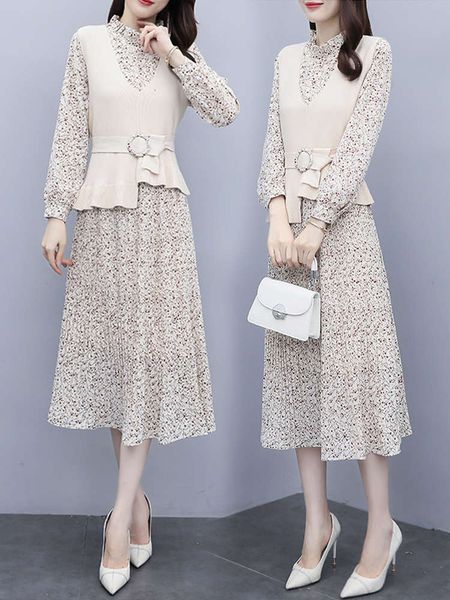 casual dresses dress chiffon floral women's spring and early autumn vest with skirt two piece suit cs8b, Black;gray
casual dresses dress chiffon floral women's spring and early autumn vest with skirt two piece suit cs8b, Black;gray