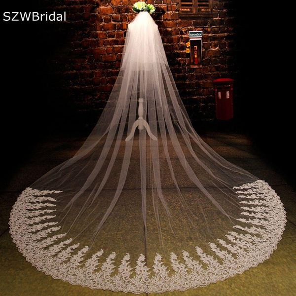 bridal veils elegant two layers lace appliques beaded pearls 2021 bride wedding accessories boda wesele veil casamento, Black
bridal veils elegant two layers lace appliques beaded pearls 2021 bride wedding accessories boda wesele veil casamento, Black