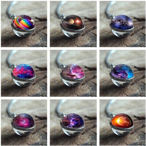 pendant necklaces pinksee est starry sky double sided necklace universe planet jewelry glass handmade statement, Silver
pendant necklaces pinksee est starry sky double sided necklace universe planet jewelry glass handmade statement, Silver