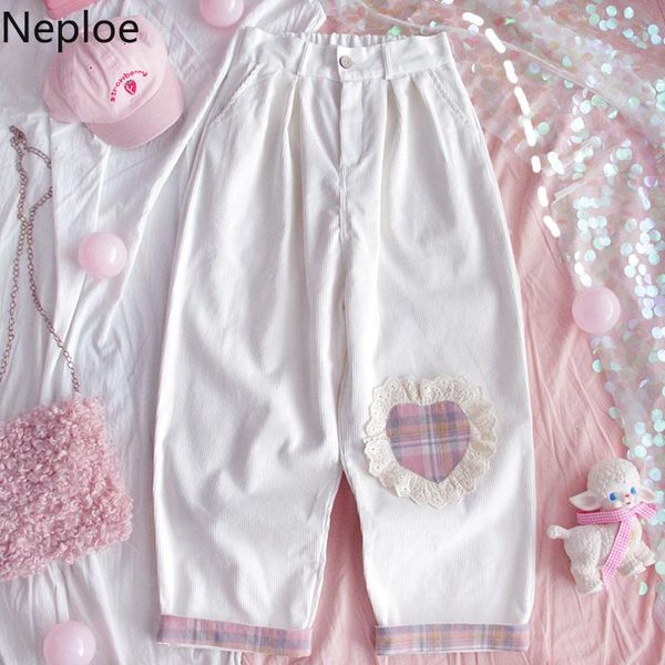 women's pants & capris neploe japanese corduroy straight lace patchwork sweet girl ankle-length trousers autumn harajuku fold leisure 5, Black;white
women's pants & capris neploe japanese corduroy straight lace patchwork sweet girl ankle-length trousers autumn harajuku fold leisure 5, Black;white