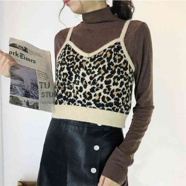 crop women fashion soft warm leopard vest sleeveless knitted short tank knitwear sweater backless coat femme print 210517, Black;white
crop women fashion soft warm leopard vest sleeveless knitted short tank knitwear sweater backless coat femme print 210517, Black;white