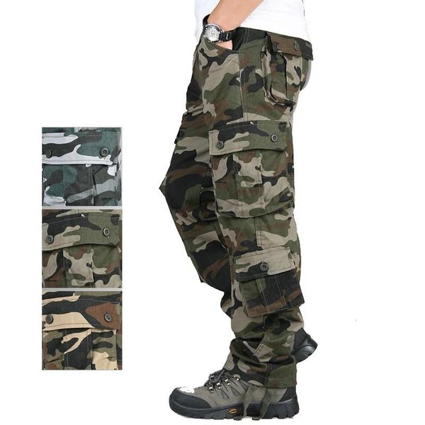 autumn men's cargo pants camouflage loose male military multi pockets plus size army straight casual trousers, Black
autumn men's cargo pants camouflage loose male military multi pockets plus size army straight casual trousers, Black