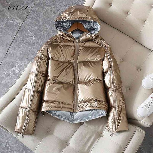 winter jacket women gold silver double sided down coat hooded white duck parkas female warm snow waterproof outerwear 210430, Black
winter jacket women gold silver double sided down coat hooded white duck parkas female warm snow waterproof outerwear 210430, Black