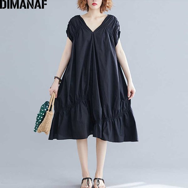 plus size women dress big female vestidos loose ruffles pleated v-neck elegant lady black summer 5xl 6xl 210531, Black;gray
plus size women dress big female vestidos loose ruffles pleated v-neck elegant lady black summer 5xl 6xl 210531, Black;gray