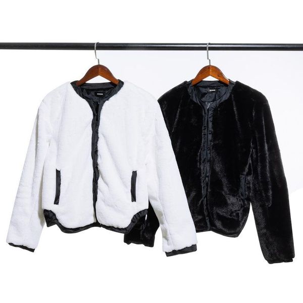 welldone street loose mink embossed wash no deformation thickened plush cotton coat men's jackets, Black;brown
welldone street loose mink embossed wash no deformation thickened plush cotton coat men's jackets, Black;brown