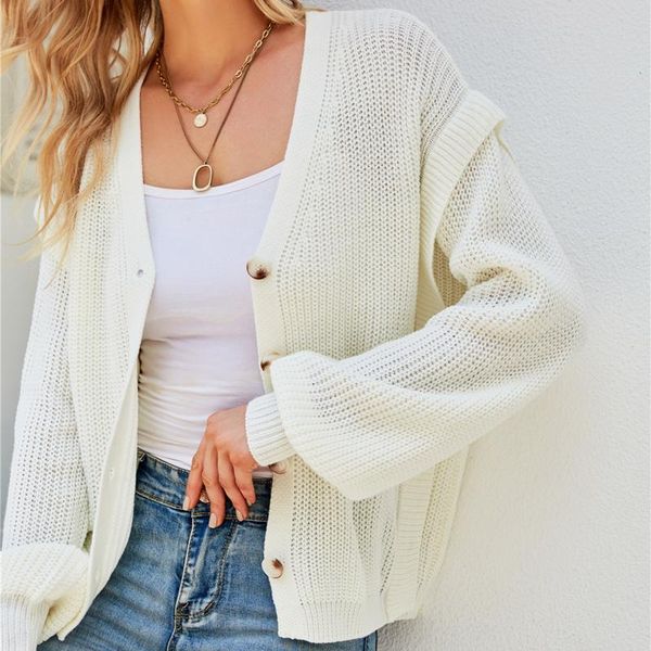 women's knits & tees women sweaters looseoutwear women's autumn and winter cardigan pocket sweater coat korean fashion long sleeve, White
women's knits & tees women sweaters looseoutwear women's autumn and winter cardigan pocket sweater coat korean fashion long sleeve, White