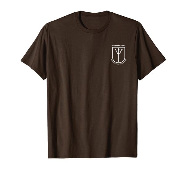 germany special forces frogmen diver ksm t-shirt, White;black