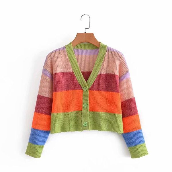 women's knits & tees puwd sweet women soft striped knitted cardigan 2021 spring fashion female slim v neck cardigans ladies single brea, White
women's knits & tees puwd sweet women soft striped knitted cardigan 2021 spring fashion female slim v neck cardigans ladies single brea, White