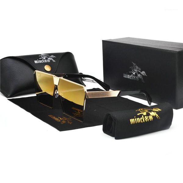 2019 new oversized square sunglasses retro men women brand sunglasses vintage coating mirrored uv400 nx1, White;black
2019 new oversized square sunglasses retro men women brand sunglasses vintage coating mirrored uv400 nx1, White;black