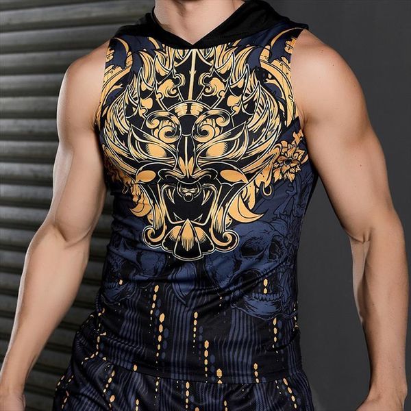 muscleguys brand gym clothing fitness mens men tankwith hooded bodybuilding tank workout singlet sleeveless vest shirt, White;black
muscleguys brand gym clothing fitness mens men tankwith hooded bodybuilding tank workout singlet sleeveless vest shirt, White;black