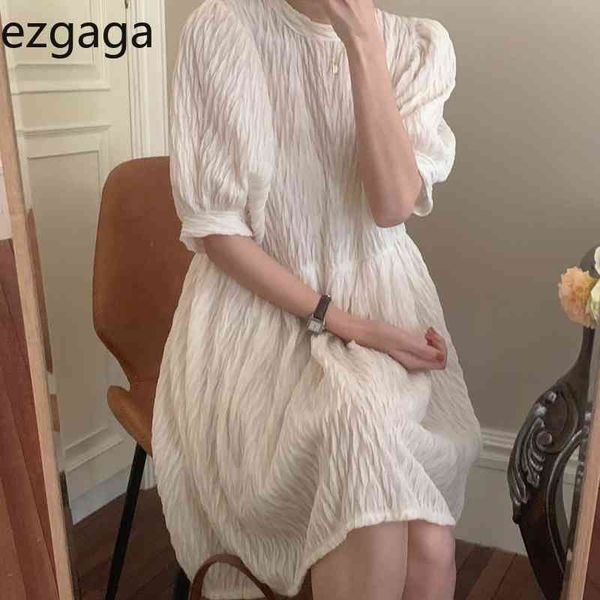 ezgaga korean fashion elegant women dress summer new vintage solid loose sweet casual long sleeve female dresses gentle vestidos 210430, Black;gray
ezgaga korean fashion elegant women dress summer new vintage solid loose sweet casual long sleeve female dresses gentle vestidos 210430, Black;gray