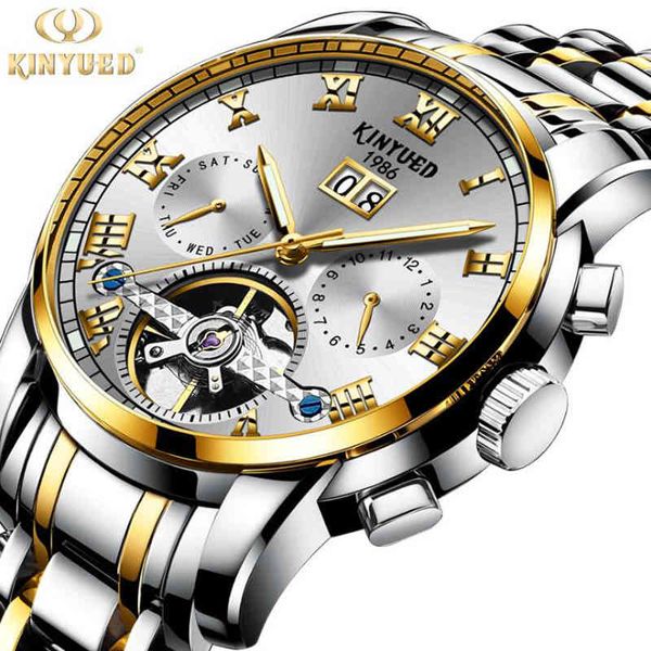 kinyued new fashion mechanical sport waterproof stainless steel band multifunction men's watch automatic luxury j014, Slivery;brown
kinyued new fashion mechanical sport waterproof stainless steel band multifunction men's watch automatic luxury j014, Slivery;brown