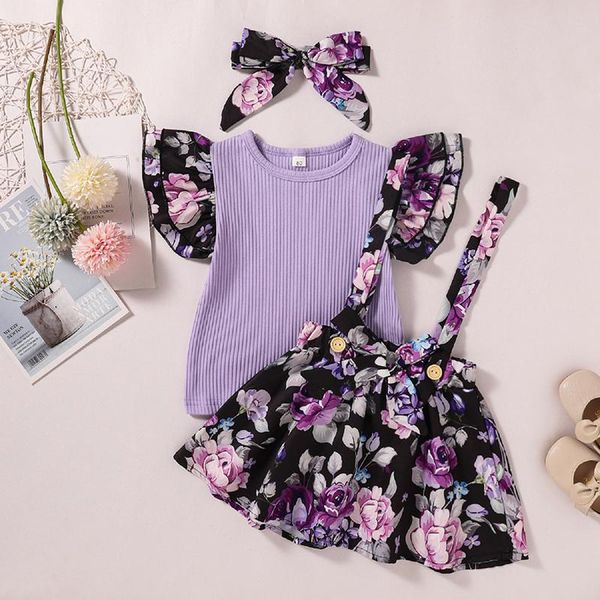 clothing sets 1-6y kids girls floral print clothes set flying sleeve t shirt short suspender skirt bowknot headband 3pcs toddler infant baby, White
clothing sets 1-6y kids girls floral print clothes set flying sleeve t shirt short suspender skirt bowknot headband 3pcs toddler infant baby, White
