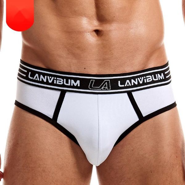 underpants men's medium waist cotton underwear solid color simple u convex comfortable man briefs large white lingerie, Black;white
underpants men's medium waist cotton underwear solid color simple u convex comfortable man briefs large white lingerie, Black;white