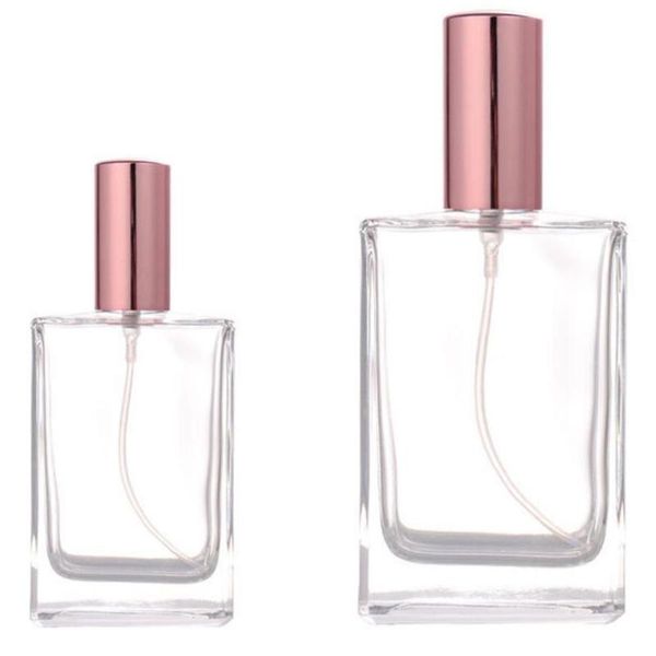30ml 50ml100ml cosmetic packaging sprayer glass bottle with rose gold silver cover essential oil refillable bottles storage & jars
30ml 50ml100ml cosmetic packaging sprayer glass bottle with rose gold silver cover essential oil refillable bottles storage & jars