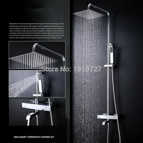 vidric 100% solid brass factory direct wall mounted chrome square style bathtub thermostatic mixer faucet set handheld shower bathroom sets
vidric 100% solid brass factory direct wall mounted chrome square style bathtub thermostatic mixer faucet set handheld shower bathroom sets