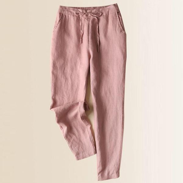 women's pants & capris summer spring woman female khaki white black elastic high waisted linen ankle length , womens casual 3xl harem t, Black;white
women's pants & capris summer spring woman female khaki white black elastic high waisted linen ankle length , womens casual 3xl harem t, Black;white