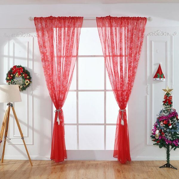 curtain & drapes 1pcs christmas snowflake tulle window treatment voile drape valance decorations for home bedroom decor
curtain & drapes 1pcs christmas snowflake tulle window treatment voile drape valance decorations for home bedroom decor