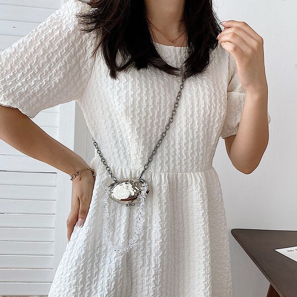 personality chain mini lipstick bags 2021 popular eggshell bag one-shoulder slant catwalk decorated women's
personality chain mini lipstick bags 2021 popular eggshell bag one-shoulder slant catwalk decorated women's
