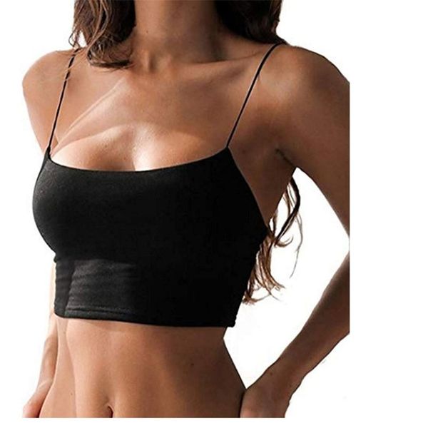 women tube fashion club tank solid strappy sleeveless camisole crop casual ladies summer vest underwear 210522, White
women tube fashion club tank solid strappy sleeveless camisole crop casual ladies summer vest underwear 210522, White