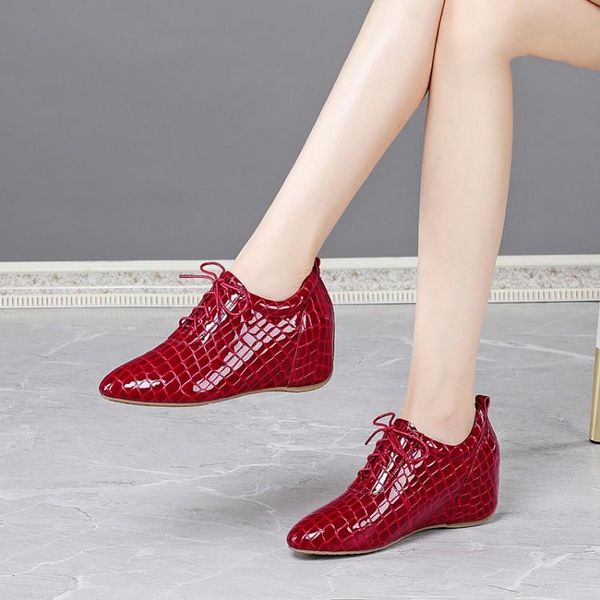 women pumps soft cow leather autumn spring lace up checkered black color round toe wedges heels size 34-42 dress shoes
women pumps soft cow leather autumn spring lace up checkered black color round toe wedges heels size 34-42 dress shoes
