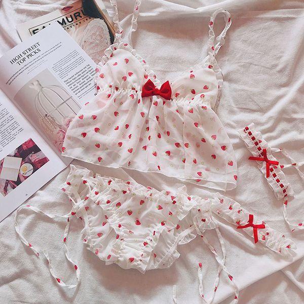 women pajamas set lingerie lace cut night ladies sleeveless night sleepwear nightwear stberry print pajamas for women, Black;red
women pajamas set lingerie lace cut night ladies sleeveless night sleepwear nightwear stberry print pajamas for women, Black;red