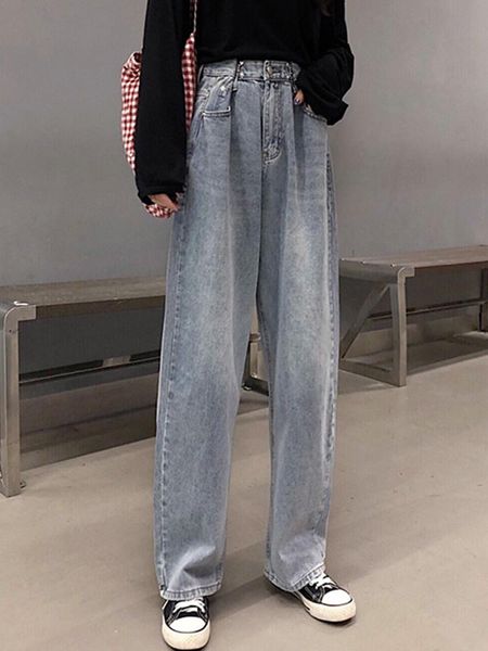 women's jeans 2021 autumn boyfriend floor ripped ladies straight loose high waist street wide leg pants denim jean mujer, Blue
women's jeans 2021 autumn boyfriend floor ripped ladies straight loose high waist street wide leg pants denim jean mujer, Blue