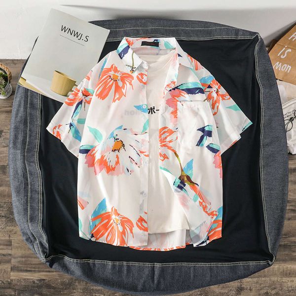 men's casual shirts shirtmen's beach casual hawaiian style short sleeve printed floral loose cardigan shirt x1vt, White;black
men's casual shirts shirtmen's beach casual hawaiian style short sleeve printed floral loose cardigan shirt x1vt, White;black