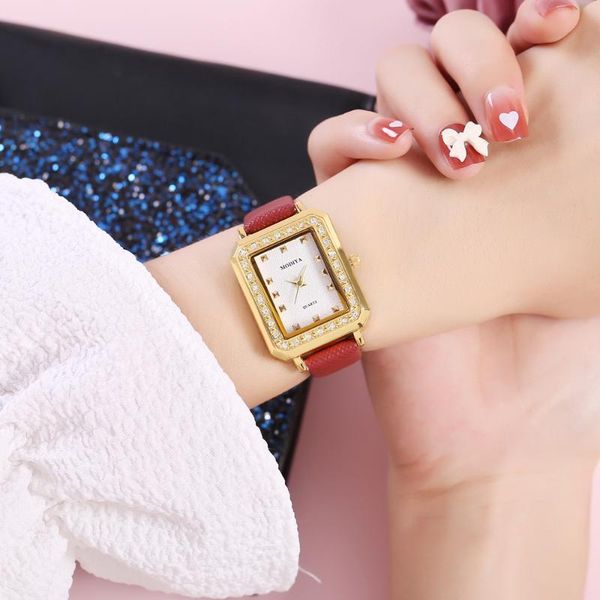 wristwatches retro rhinestone rectangular starry sky watch female quartz luxury fashion bracelet women's casual wristwatch girls clock, Slivery;brown
wristwatches retro rhinestone rectangular starry sky watch female quartz luxury fashion bracelet women's casual wristwatch girls clock, Slivery;brown