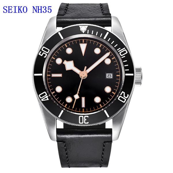 wristwatches men's luxury nh35 automatic mechanical watch 10bar swim calendar sports lume leather male clock sapphire glass relogio mas, Slivery;brown
wristwatches men's luxury nh35 automatic mechanical watch 10bar swim calendar sports lume leather male clock sapphire glass relogio mas, Slivery;brown