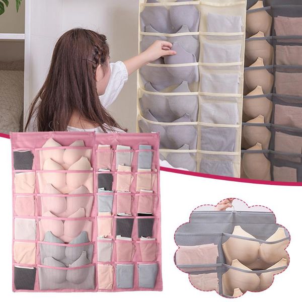 storage bags double-sided closet hanging organizer 36 pockets underwear washable bag for socks bra panties sundries
storage bags double-sided closet hanging organizer 36 pockets underwear washable bag for socks bra panties sundries