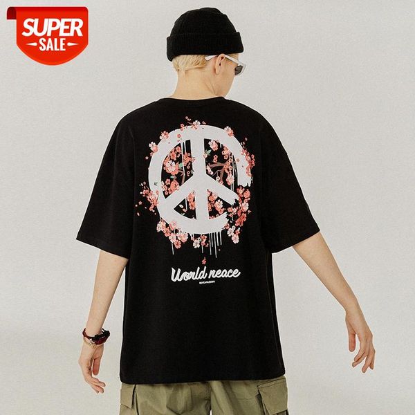 summer tide brand anti-war printing short-sleeved t-shirt male ins loose hip-hop couple half-sleeved shirt #zx1e, White;black
summer tide brand anti-war printing short-sleeved t-shirt male ins loose hip-hop couple half-sleeved shirt #zx1e, White;black