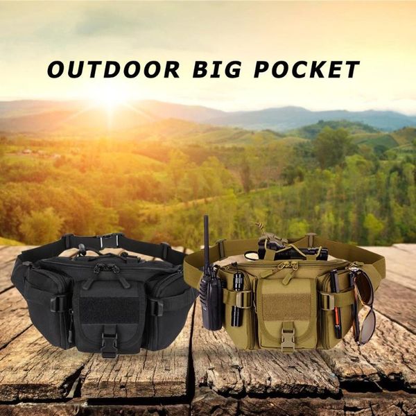 outdoor waist bag solid color waterproof molle pouch fanny packs shoulder bags camping crossbody
outdoor waist bag solid color waterproof molle pouch fanny packs shoulder bags camping crossbody