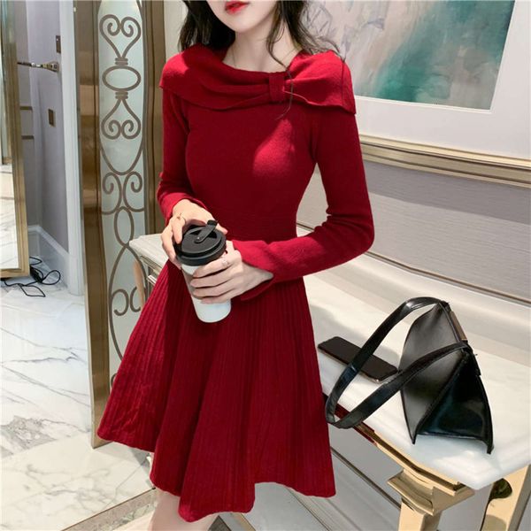 casual dresses dress small red knitted for women in autumn and winter mgba, Black;gray
casual dresses dress small red knitted for women in autumn and winter mgba, Black;gray