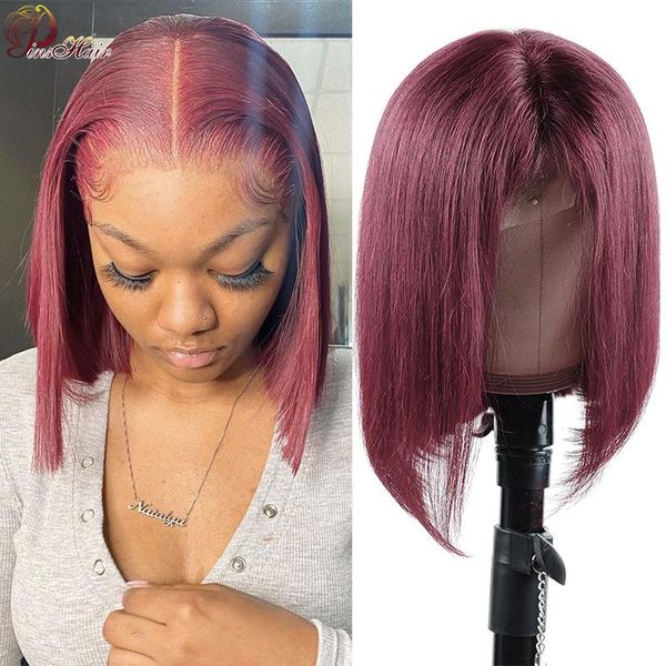 pinshair short bob 99j colored lace front human hair wigs blonde remy burgundy wig preplucked peruvian for woman, Black;brown
pinshair short bob 99j colored lace front human hair wigs blonde remy burgundy wig preplucked peruvian for woman, Black;brown