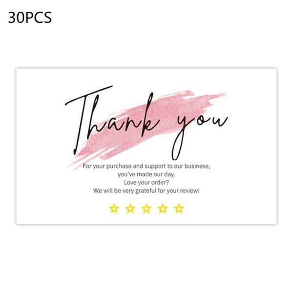 greeting cards 30pcs thank you card for your order thanks appreciation small business shop gift
greeting cards 30pcs thank you card for your order thanks appreciation small business shop gift