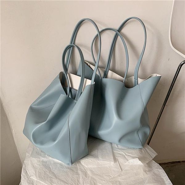 big bag for women 2021 spring and summer korean style shoulder large capacity simple tote student handheld women's cross body
big bag for women 2021 spring and summer korean style shoulder large capacity simple tote student handheld women's cross body