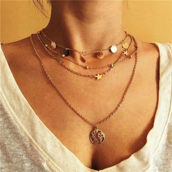 pendant necklaces punk coin chain necklace for women 2pcs/set gold color pearl bead choker gothic multilayer jewelry party, Silver
pendant necklaces punk coin chain necklace for women 2pcs/set gold color pearl bead choker gothic multilayer jewelry party, Silver