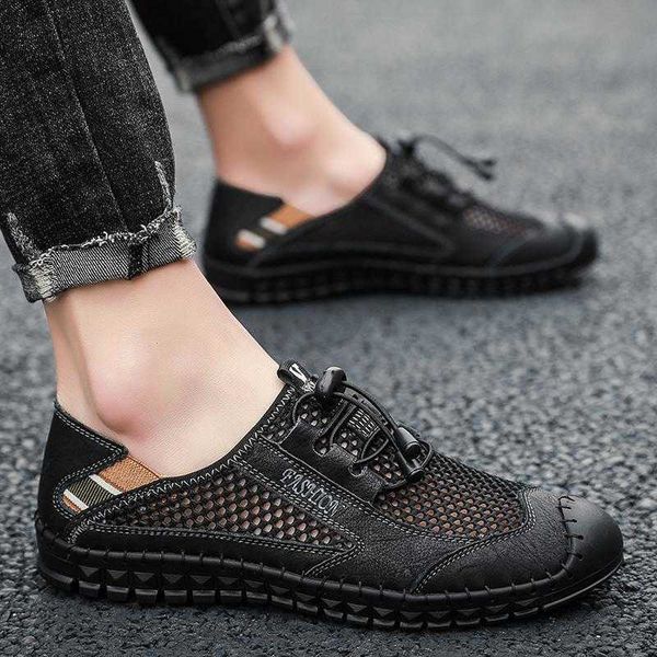 men's baotou sandals 2021 summer wear-ristant casual outdoor middle-aged breathable large beach sho
men's baotou sandals 2021 summer wear-ristant casual outdoor middle-aged breathable large beach sho