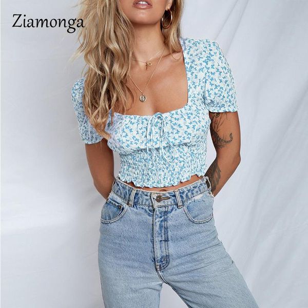 ziamonga vintage french women's blouses and shirts square neck crop short sleeve summer print women &, White
ziamonga vintage french women's blouses and shirts square neck crop short sleeve summer print women &, White