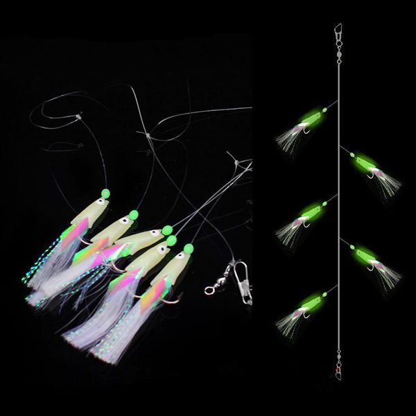 bags/lot 5 hooks carbon steel feathers bass cod lure sea fishing luminous fishhooks treble bait wire
bags/lot 5 hooks carbon steel feathers bass cod lure sea fishing luminous fishhooks treble bait wire