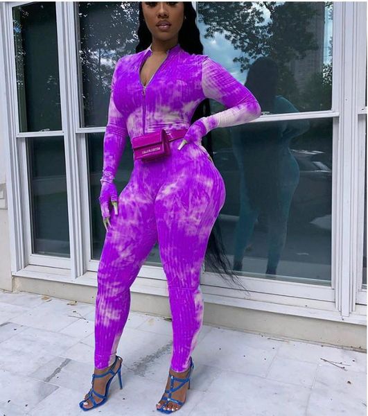 tie dye ribbed women jumpsuit casual zipper high elasticity long sleeve workout skinny pants female 2021 women's jumpsuits & rompers, Black;white
tie dye ribbed women jumpsuit casual zipper high elasticity long sleeve workout skinny pants female 2021 women's jumpsuits & rompers, Black;white