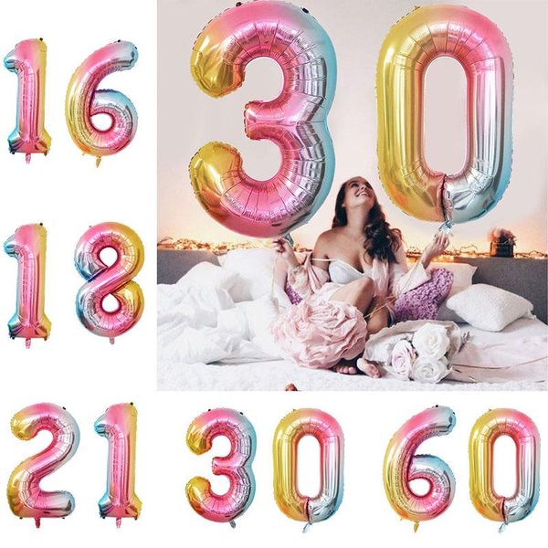 party decoration 40inch giant rainbow number foil balloons 0 1 2 3 4 5 6 7 8 9 helium globos birthday wedding diy decorations digit ballon
party decoration 40inch giant rainbow number foil balloons 0 1 2 3 4 5 6 7 8 9 helium globos birthday wedding diy decorations digit ballon