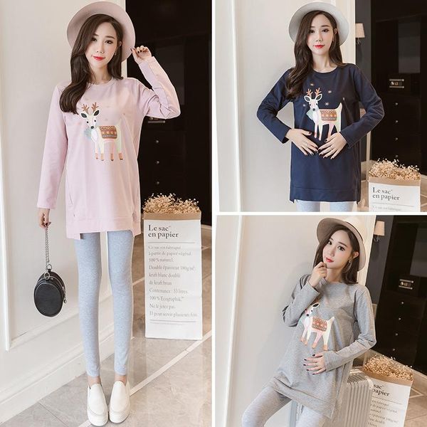maternity dresses pregnant women autumn clothing style t-shirt fashion korean-style mid-length dress, White
maternity dresses pregnant women autumn clothing style t-shirt fashion korean-style mid-length dress, White